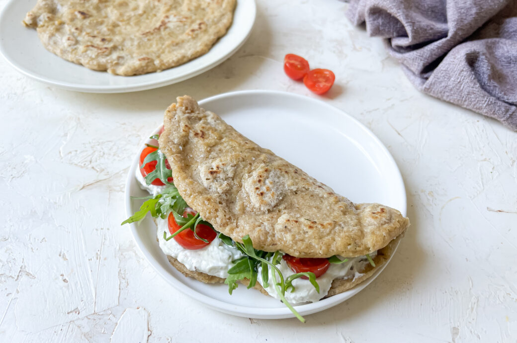 Piadina di Avena Leggera per un Pasto Sano e Veloce