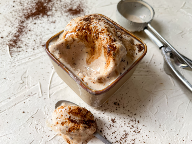 Idea gelato light: coppa del nonno crunchy