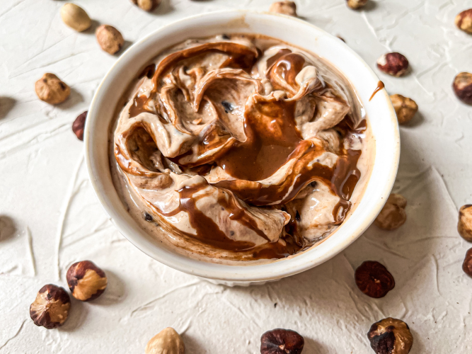 Idea gelato light: gelato buenocciola